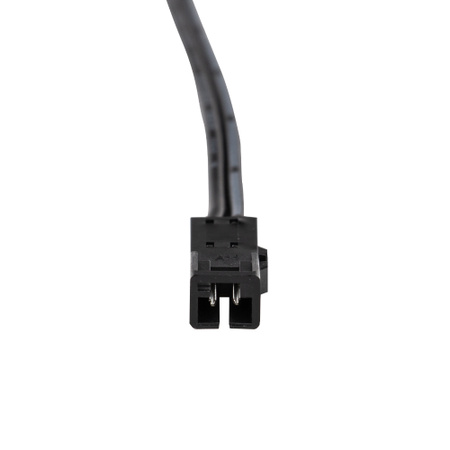 Anschlussstecker Mini (Steckdose), freies Ende, Kabel AWG 18 - Länge 325 mm, schwarz, max. 3 A